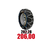 Immagine di Coppia catene da neve per camion, misura 315/80 R22.5