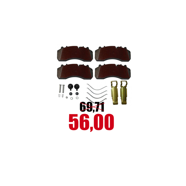 Immagine di Pastiglie freno per Iveco stralis Mercedes, SCANIA, Daf