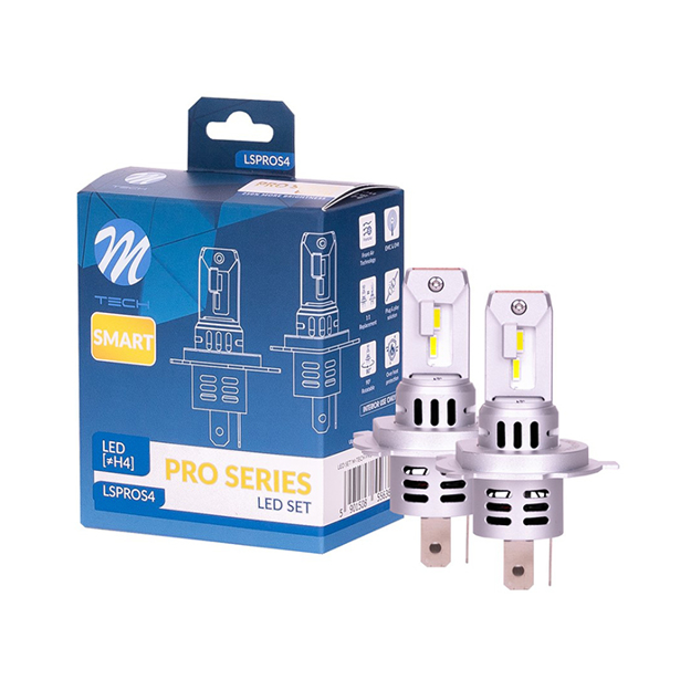 Kit Lampadine H4 a led 12V per camion e auto pz.2