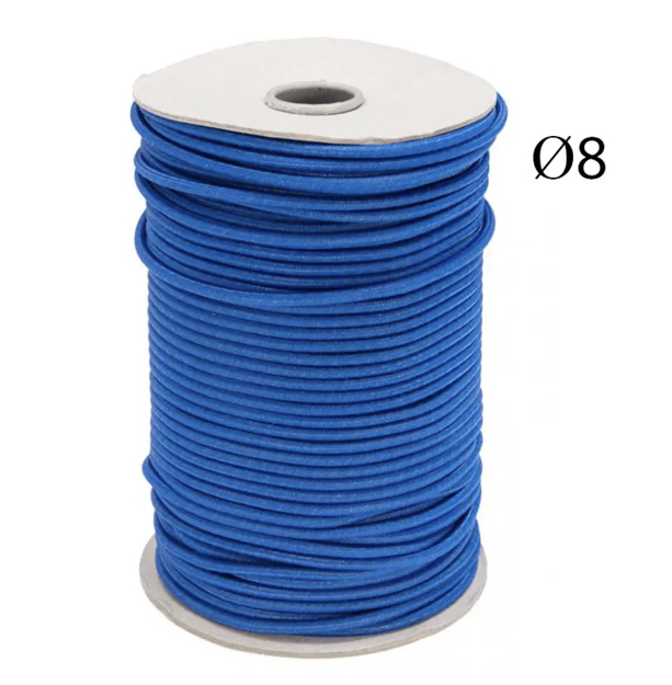 Corda elastica per teloni blu