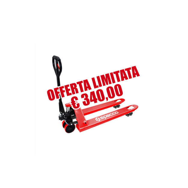 Immagine di TRANSPALLET MANUALE DOPPIO RULLO 3000 Kg