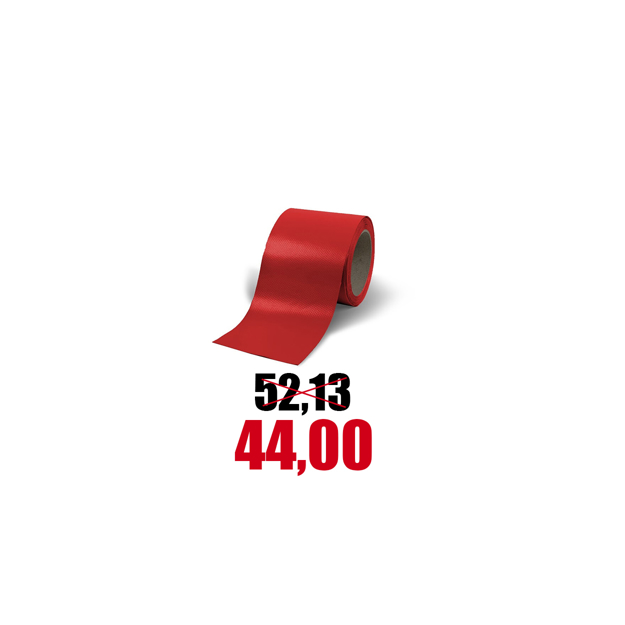 Immagine di Nastro adesivo riparazione teloni Camion ROSSO H.100mmX5mt