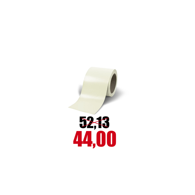 Immagine di Nastro adesivo per riparazione teloni camion BIANCO H.100mmX5mt