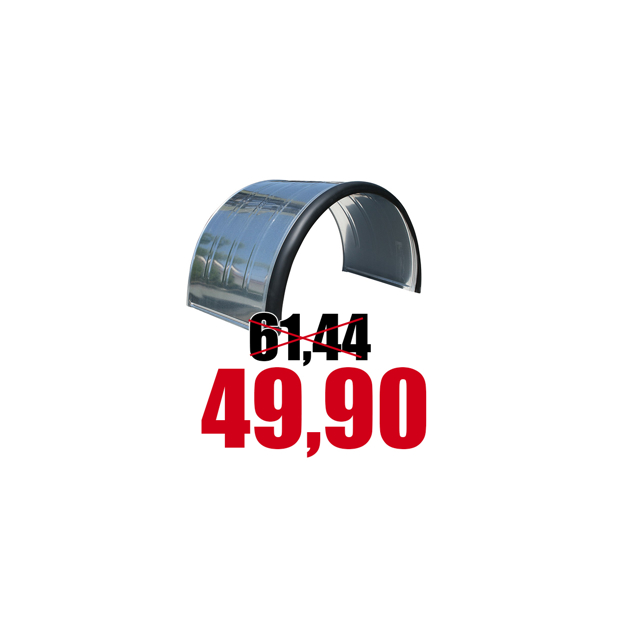 Immagine di PARAFANGO ZINCATO BORDO GOMMA  2100X1340X650