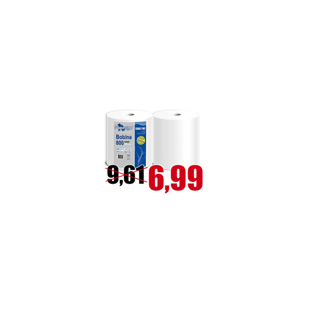 Immagine di carta asciugamani  800 strappi pura cellulosa