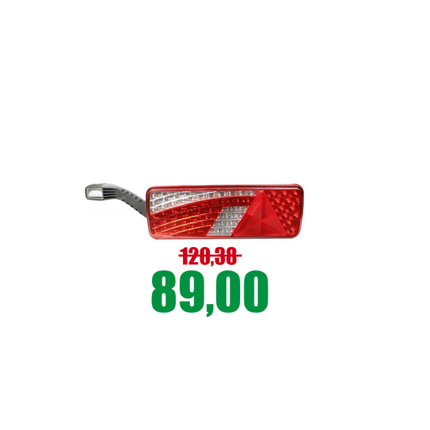 Immagine di Fanale posteriore full-led per rimorchio con luce ingombro sx