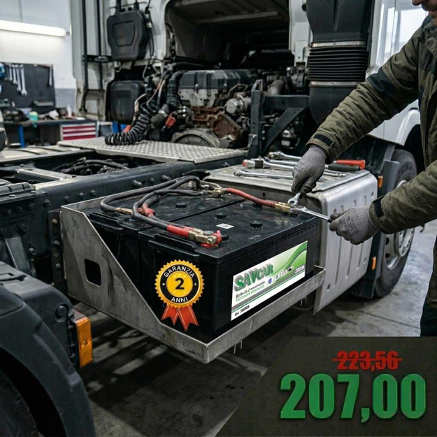 Batteria camion 12 V, 220 AH, 1300 AMP, SX