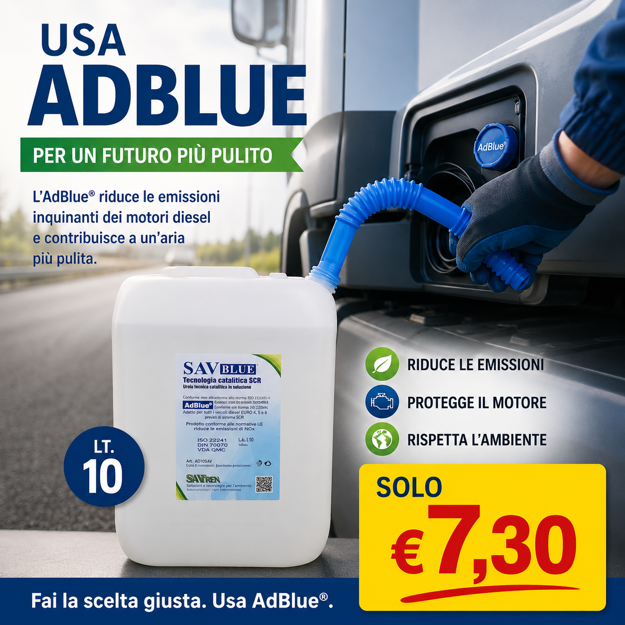 Immagine di AdBlue® Lt.10  in tanica con travasatore