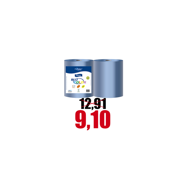 Immagine di Rotolo carta asciugamani blu