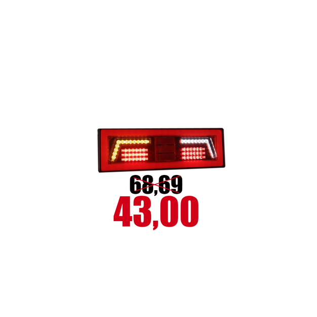 Immagine di Fanale posteriore con 106 led per camion destro