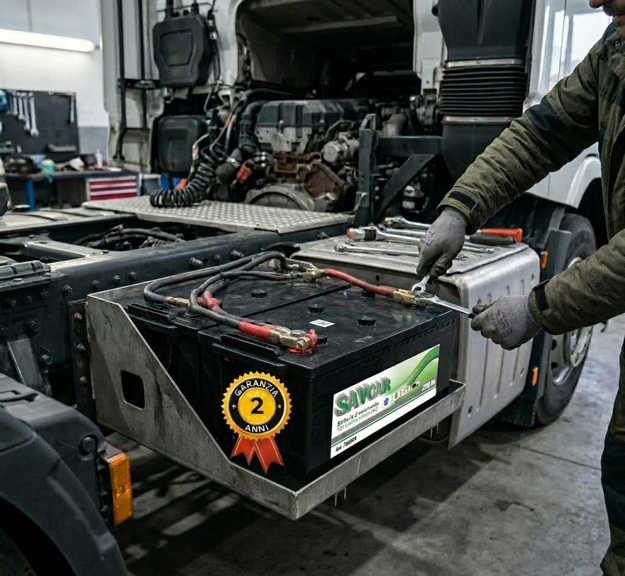 Batteria camion 12 V, 220 AH, 1300 AMP, SX