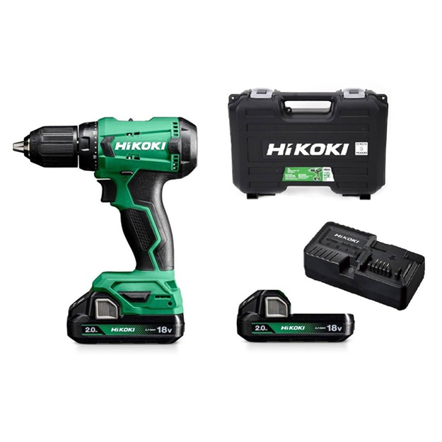 TRAPANO AVVITATORE BRUSHLESS HIKOKI DV18DA VALIGETTA 2 BATTERIE 18V 2AH