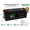 Batteria per autocarri ermetica sinistra 180 AH 1300 AMP(EN)