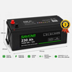 Batteria per autocarri ermetica sinistra 230 AH 1450 AMP(EN)