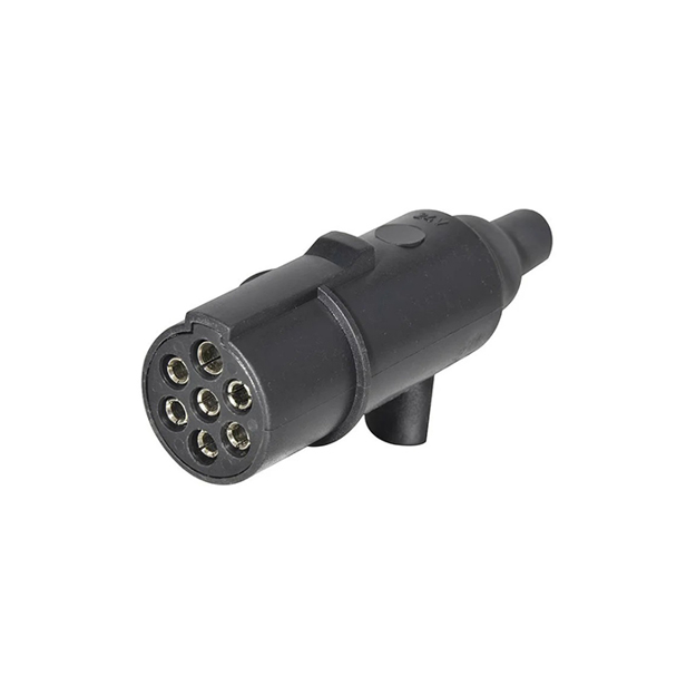Spina 7 poli in plastica 24 V 7 contatti femmina tipo N