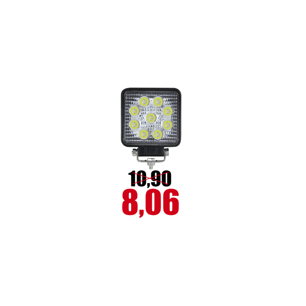 Immagine di Faro da lavoro  9 led 2000 lumen per trattore