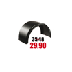 Immagine di Parafango posteriore in plastica nera per camion e rimorchi  2100x1340x650