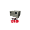 Immagine di CASSETTO PORTA ATTREZZI PER RIMORCHI in ACCIAIO INOX Fiore L.600xH.300xP.500 mm
