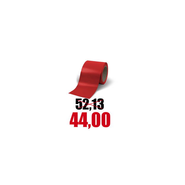 Immagine di Nastro adesivo riparazione teloni Camion ROSSO H.100mmX5mt